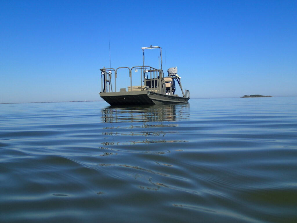Flounder Boats custom aluminum boat built by Boat Right Marine in Alvin, Texas