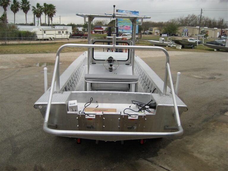 Work Boats custom aluminum boat built by Boat Right Marine in Alvin, Texas, photo 8